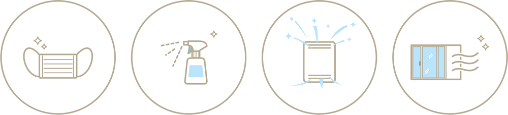 新型コロナウィルス感染拡大防止の対策